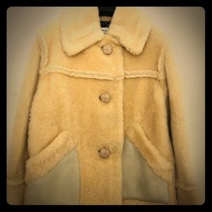 Coach Shearling Coat with Lining (“Vintage White”)